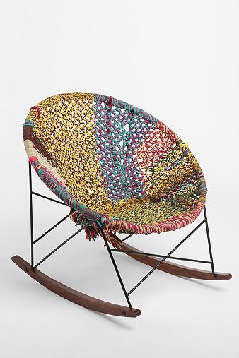 Hand-Woven Rocker