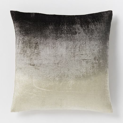 Ombre Velvet Pillow Cover -...