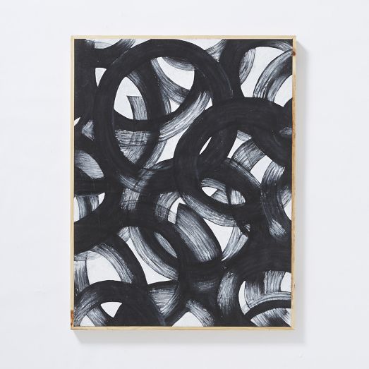Brushstroke Swirls Wall Art...