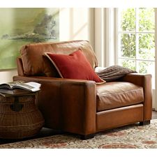 Turner Leather Armchair | Pottery Barn