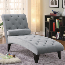 Coaster Fine Furniture Grey Chaise