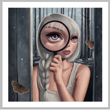 "Iris" Print by Ana Bagayan, 18"x18"