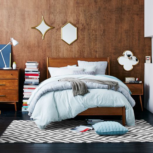 Mid-Century Bed - Acorn | W...
