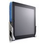 Koala Damage-free Tablet Wall Mount Dock by Dockem; for iPad 1/2/3/4, Mini, Air, Xperia Z, Samsung Galaxy Tab/Note, Nexus 7/10, and more (Chrome)