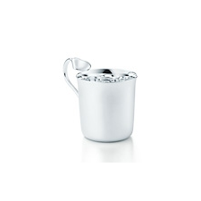 Tiffany & Co. | Item | Elsa Peretti® Full Heart baby cup in sterling silver. | United States