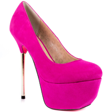 Betsey Johnson's Pink Giselle - Fuchsia Suede for 109.99 direct from heels.com