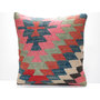 Handwoven Turkish Area Rug Kilim Pillow Cover 