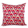 Red Pillow Covers - Two Red and Blue Pillow Covers