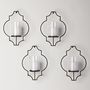 Rosaline Wall Candleholders Set of Four