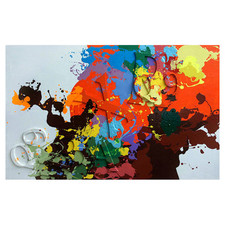 Moe's Home Collection Splash II Painting Print on Canvas