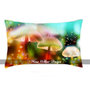 Bed Pillow Case Custom Case "Magic Mushroom"  Fantasy Pillow Case Waterfall Trees Orbs