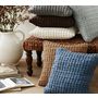 Basketweave Chenille Pillow Cover | Pottery Barn