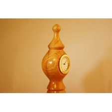 Petite Desk Clock - Hand Turned in Maple Wood