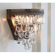 Clarissa Glass Drop Sconce | Pottery Barn