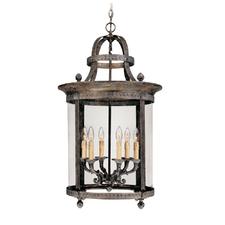 World Imports Chatham Collection Hanging Mount Outdoor French Bronze Chandelier Lantern-WI160663 at The Home Depot