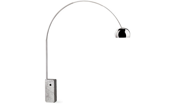 Arco Floor Lamp with White ...