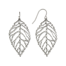 Littman Jewelers | Open Leaf Dangle Earrings