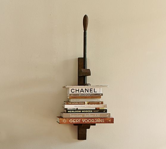 Book Press Shelf | Pottery ...