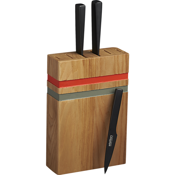 recess knife block in kitch...
