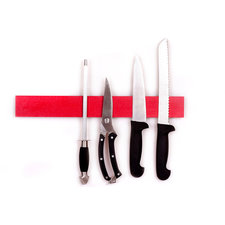 Kitchen Knife and Utensil Rack. NEW Slimline Model Red.  Awesome kitchen knife and utensil storage system.