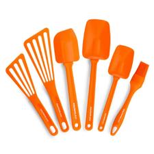 Rachael Ray Nylon Tools Utensils in Orange (Set of 6)-51551 at The Home Depot