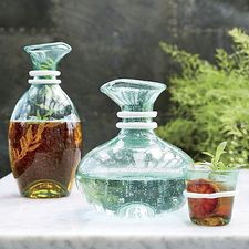 Riviera Short Carafe in Pitchers & Decanters | Crate and Barrel