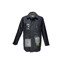 Genius hybrid travel coat made for the iPad.  BlackCoat Classic by Koyono