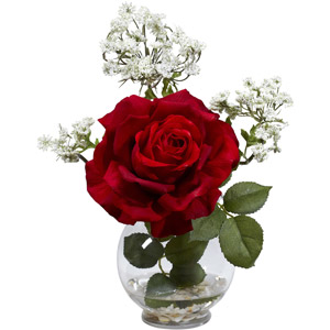 Rose and Gypso with Fluted ...