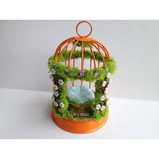 Sweet Fairy Garden Gazebo in Orange