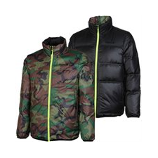 Hurley Reverse Down Full Zip Jacket – Black