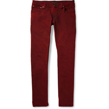 Nudie Jeans Tight Long John Slim-Fit Overdyed Organic Cotton-Blend Jeans