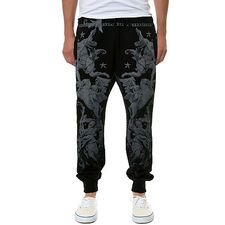 The Harem Angels Jogger Sweatpants in Black