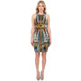 The Havana Circle Neoprene Dress in Multi by Clover Canyon at CoutureCandy.com