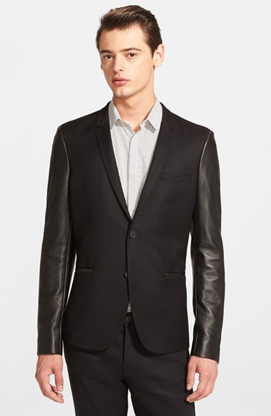 The Kooples Fitted Leather ...