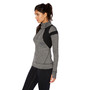 Grey Long Sleeve Womens UV-Stretch Body Sports Jacket, Fitness Jumper — HPE Clothing