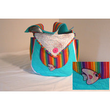 Rainbow Diaper Bag, Nappy, Changing Pad, Baby Bag, Nappy