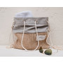 Gray Canvas Tote Large Beac...
