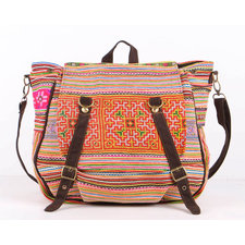 Ethnic Cross body diaper Bag, Backpack Tribal Embroidered Shoulder Bag