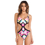 b.swim Hourglass One-Piece in Looking Glass | REVOLVE