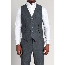 Slim Herringbone Vest - EDGE by WD.NY - Coats   Jackets : JackThreads