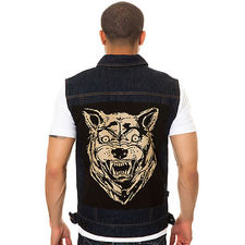 The Wolf Denim Vest in Rinse