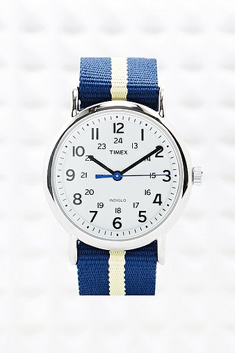 Timex Stripe Canvas Strap W...