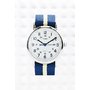 Timex Stripe Canvas Strap Watch in Blue