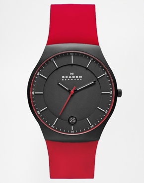 Image 1 of Skagen Red Silic...