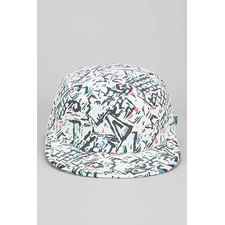 Tropicalia Geo-Print Fitted Painters Hat - Urban Outfitters