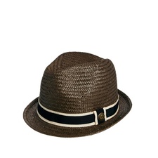 Image 1 of Goorin Eric B Straw Fedora Hat