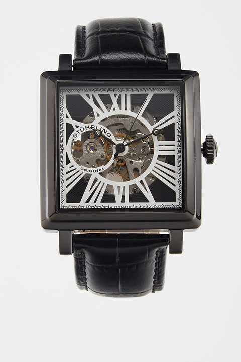 Chariot Square Watch with I...