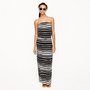 Amie maxidress in stripe