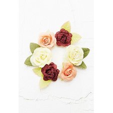 Floral Hair Bun Ring