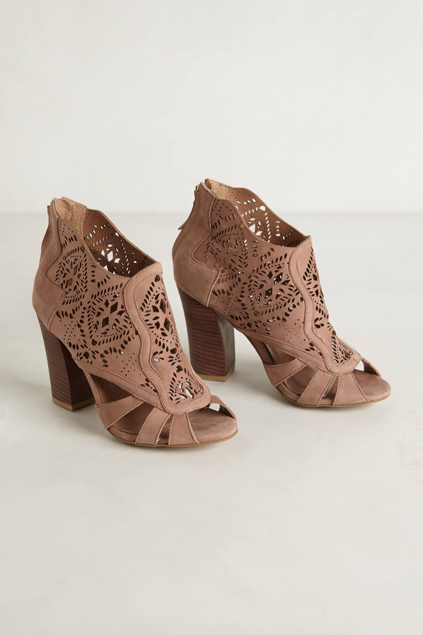 Mirelle Lacecut Booties - a...